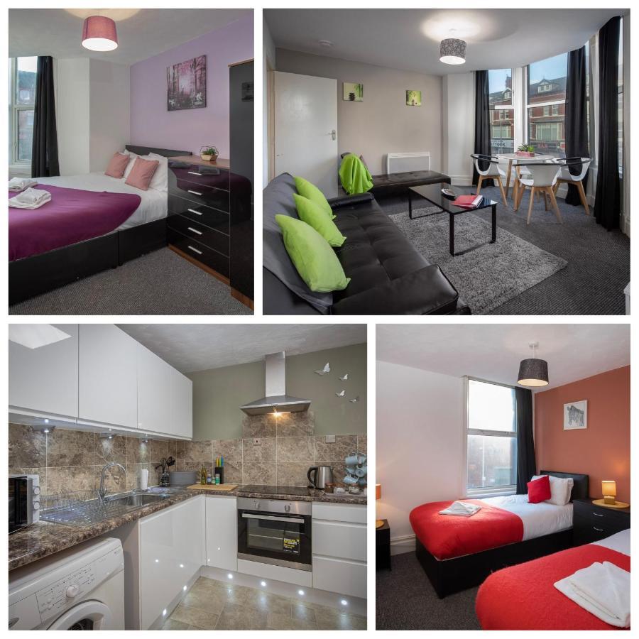 02 Springfield - Sleeps 6 Apartment แบล็คพูล ภายนอก รูปภาพ